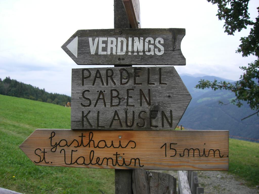 Gasthaus St. Valentin Chiusa Esterno foto